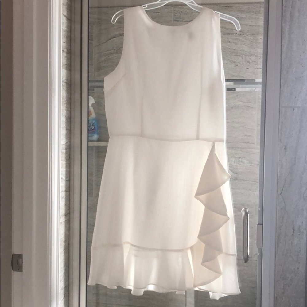 White Linen Dress